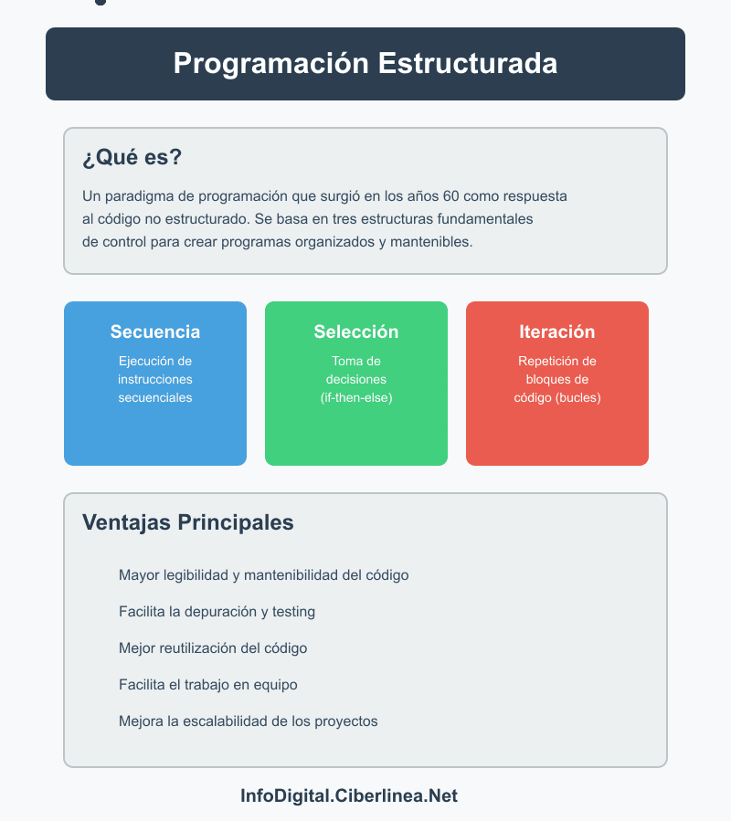 Programación Estructurada Infografía